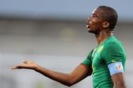 Eto'o won two AFCONs with Cameroon